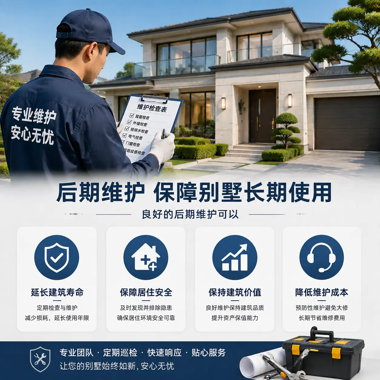 别墅建造公司推荐： 福泉 施工质量的关键要素