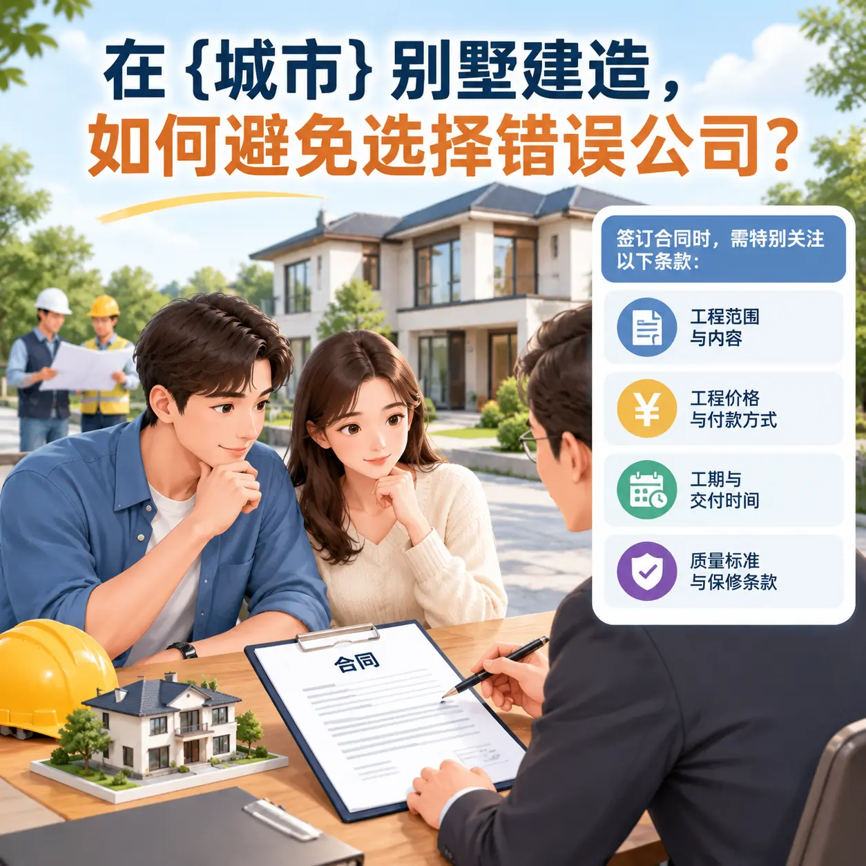 在 福泉 别墅建造，如何避免选择错误公司？
