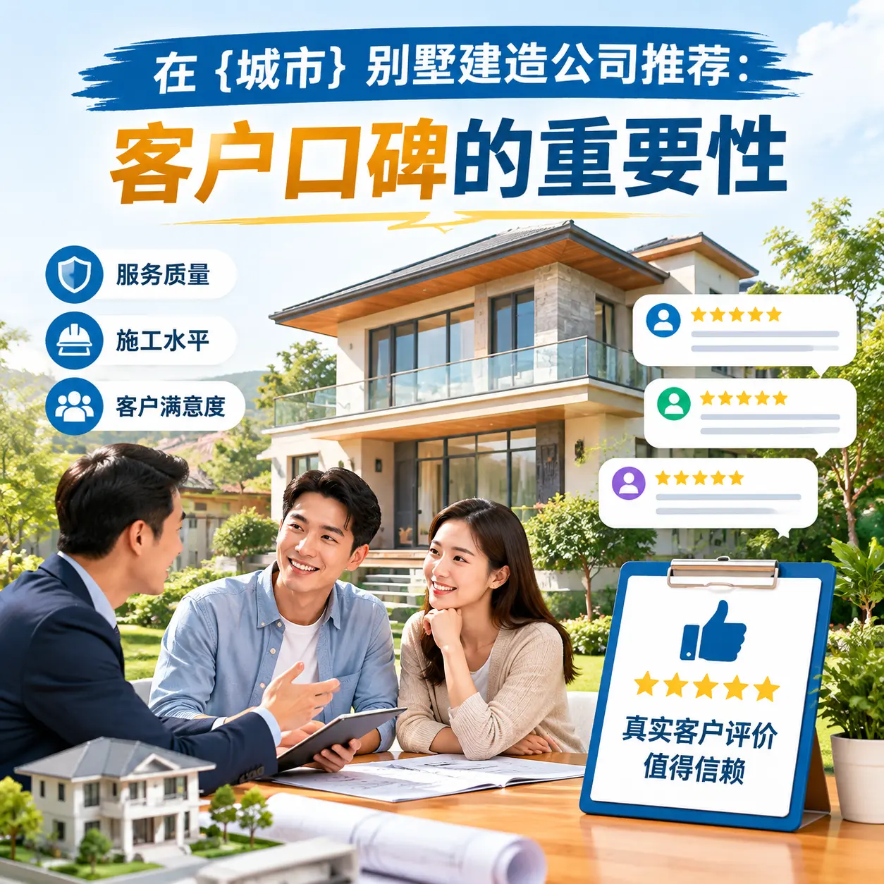 在 福泉 别墅建造公司推荐：客户口碑的重要性