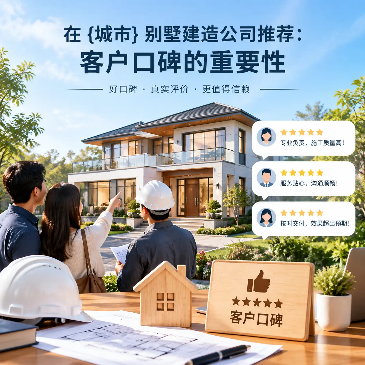 在 福泉 别墅建造公司推荐:客户口碑的重要性