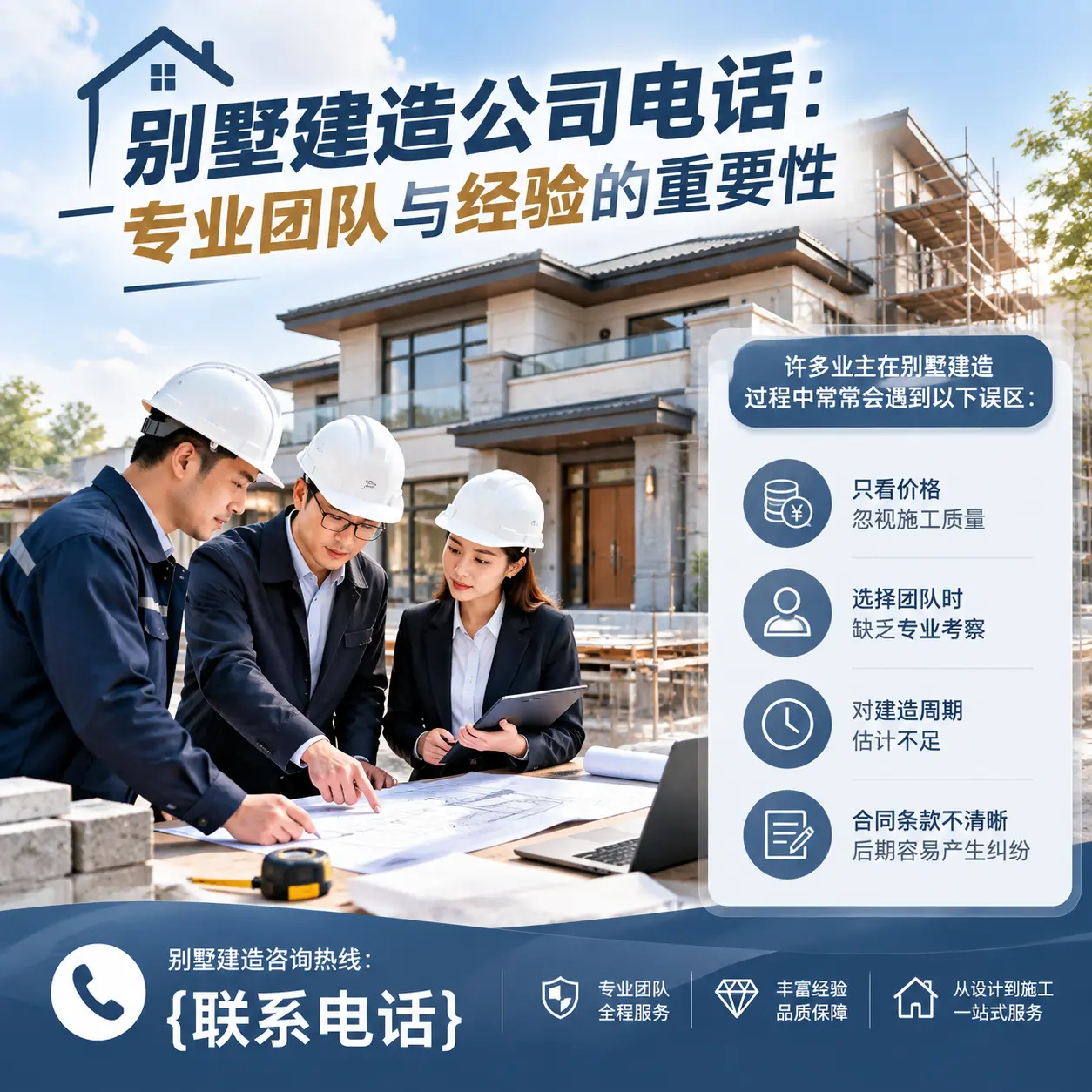 福泉别墅建造公司电话：专业团队与经验的重要性