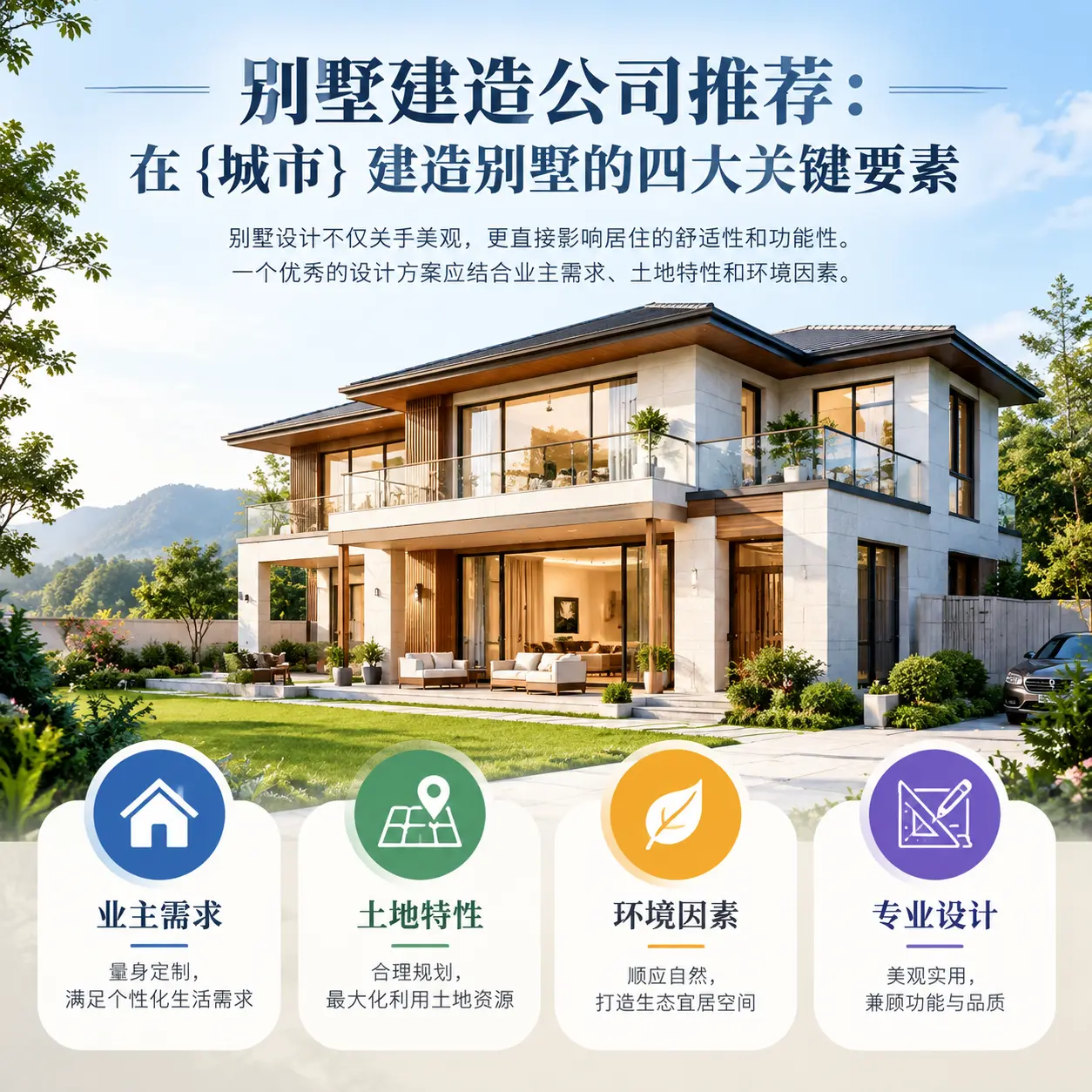 别墅建造公司推荐:在 福泉 建造别墅的四大关键要素