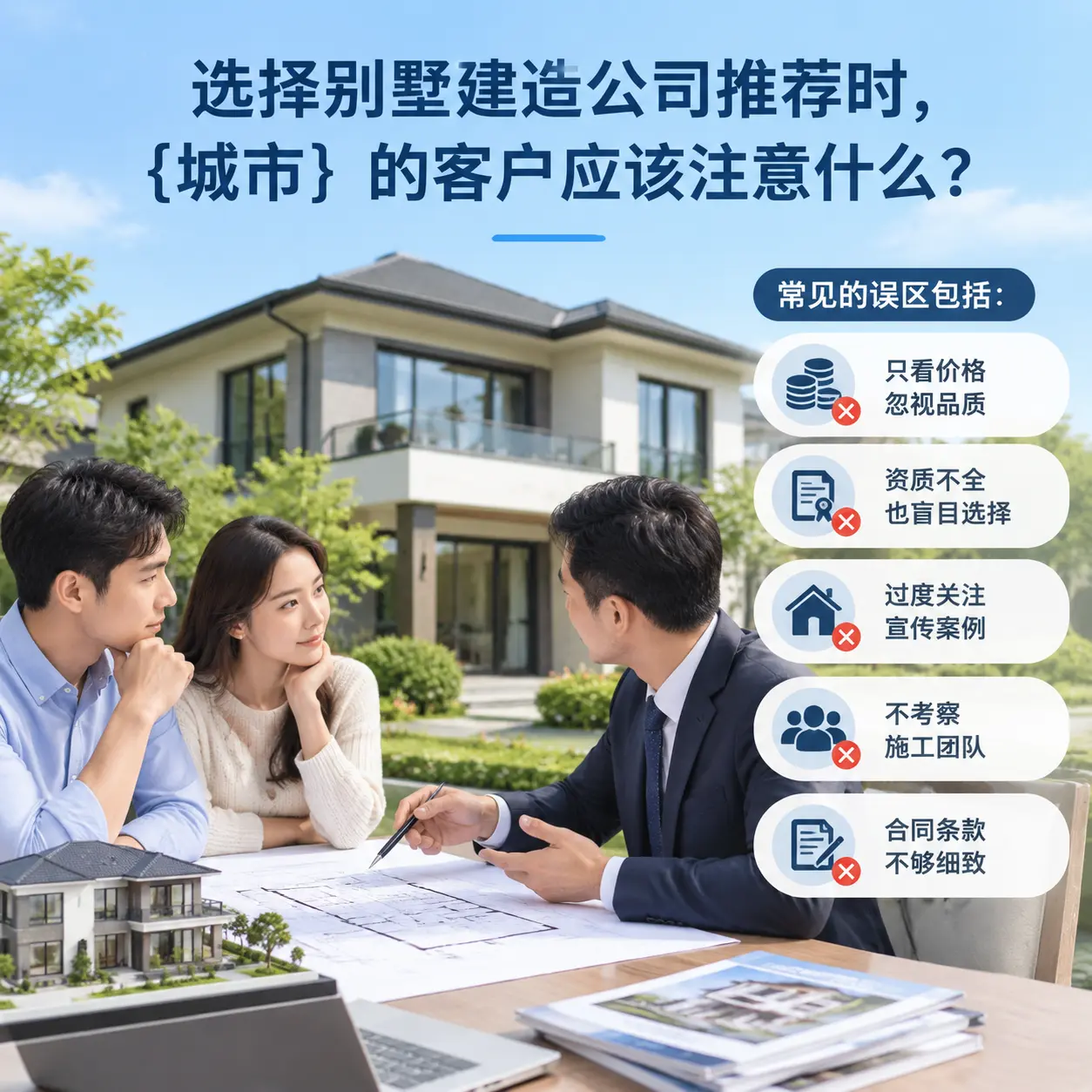 选择别墅建造公司推荐时，福泉 的客户应该注意什么？