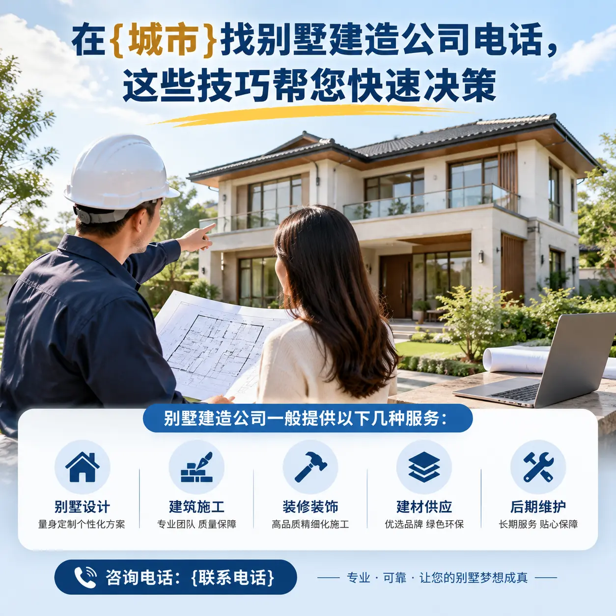 在福泉找别墅建造公司电话，这些技巧帮您快速决策