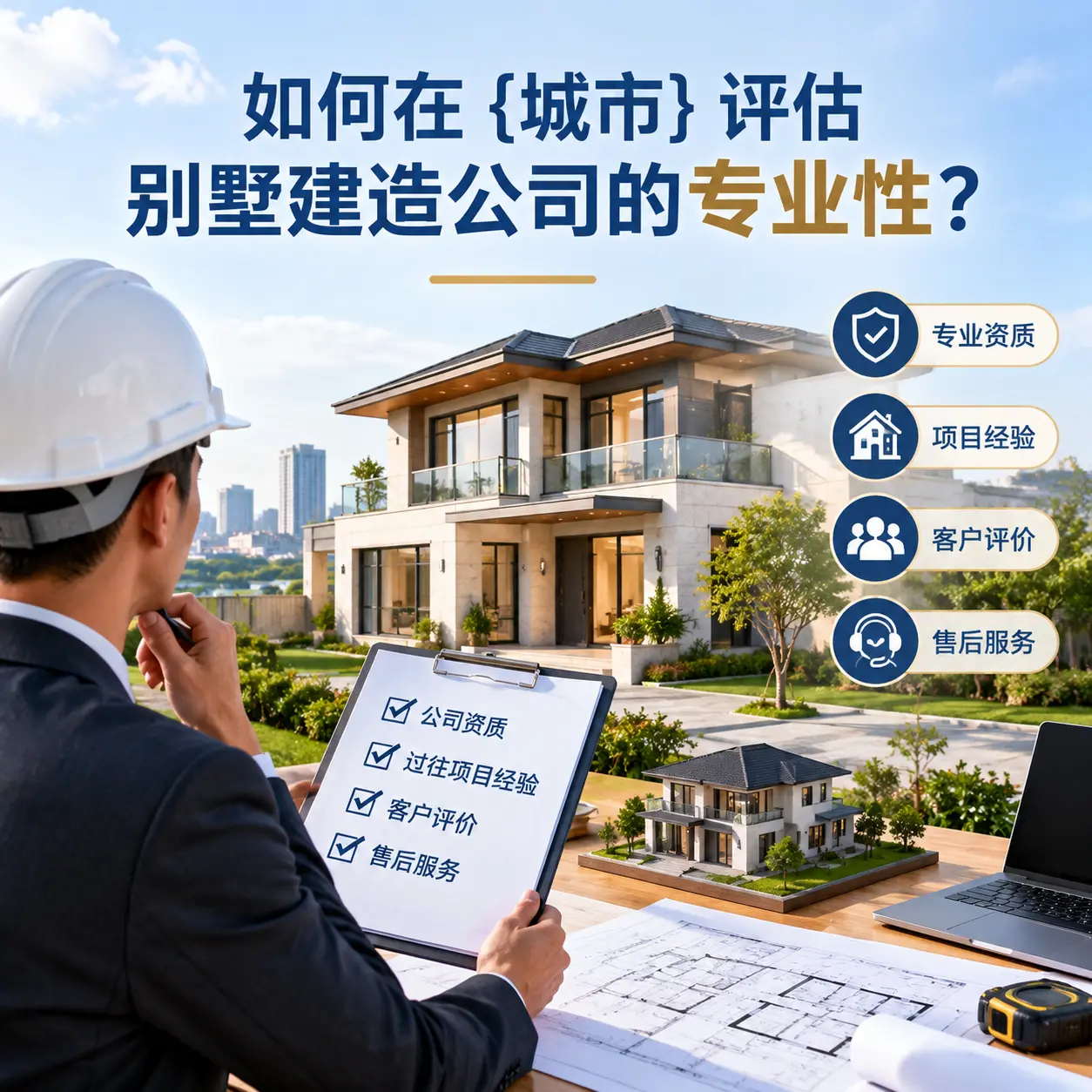 如何在 福泉 评估别墅建造公司的专业性？